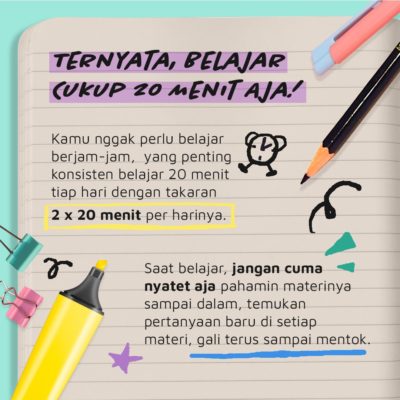 Cukup Belajar 20 Menit Bisa Lolos UTBK?